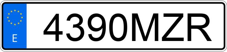 Numer rejestracyjny 4390MZR posiada VOGE 900