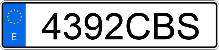 Numer rejestracyjny 4392CBS posiada BMW SERIE 3 Numer rejestracyjny 4392CBS posiada BMW SERIE 3
