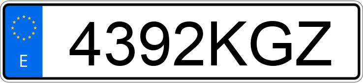 Numer rejestracyjny 4392KGZ posiada FORD GRAND C-MAX Numer rejestracyjny 4392KGZ posiada FORD GRAND C-MAX