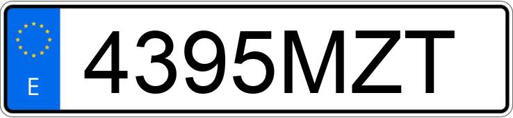 Numer rejestracyjny 4395MZT posiada JEEP WRANGLER