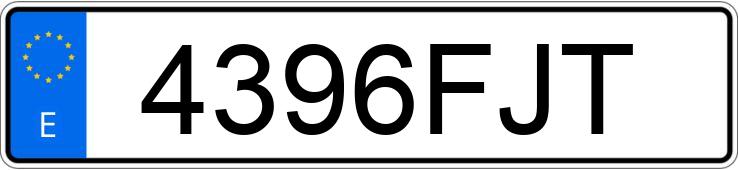 Numer rejestracyjny 4396FJT posiada FORD FOCUS