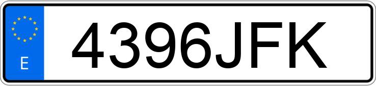 Numer rejestracyjny 4396JFK posiada SKODA SPACEBACK Numer rejestracyjny 4396JFK posiada SKODA SPACEBACK