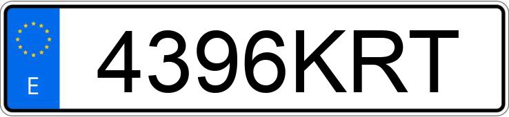 Numer rejestracyjny 4396KRT posiada SEAT LEON