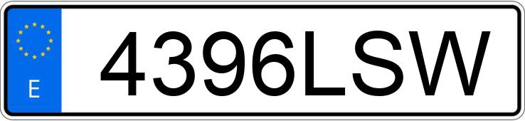Numer rejestracyjny 4396LSW posiada FIAT 500 Numer rejestracyjny 4396LSW posiada FIAT 500