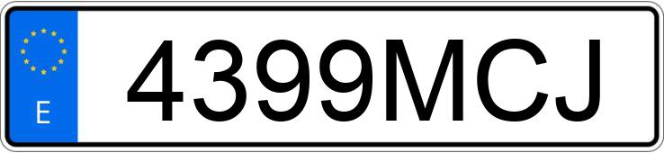 Numer rejestracyjny 4399MCJ posiada TESLA MODEL Y Numer rejestracyjny 4399MCJ posiada TESLA MODEL Y