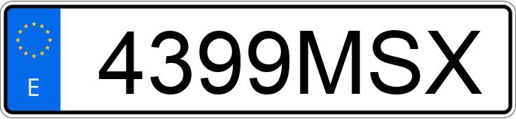 Numer rejestracyjny 4399MSX posiada SEAT LEON STYLE 25-ANIVERSARIO 1.5 TSI 115 S&S