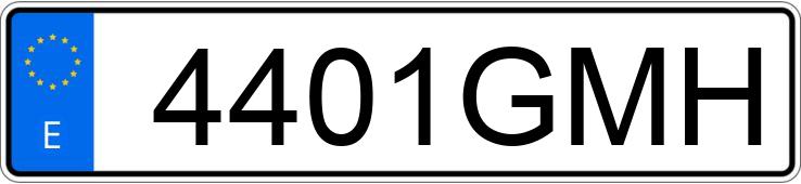 Numer rejestracyjny 4401GMH posiada MERCEDES C (204)