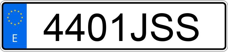 Die Registrierungsnummer 4401JSS hat VOLKSWAGEN PASSAT