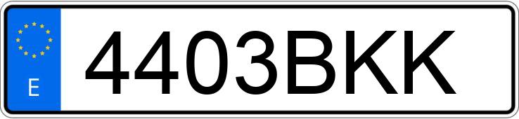 Numer rejestracyjny 4403BKK posiada HONDA CIVIC Numer rejestracyjny 4403BKK posiada HONDA CIVIC