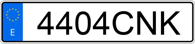 Numer rejestracyjny 4404CNK posiada FORD FIESTA Numer rejestracyjny 4404CNK posiada FORD FIESTA