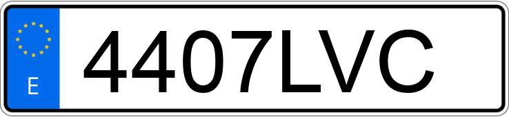 Numer rejestracyjny 4407LVC posiada PEUGEOT 3008