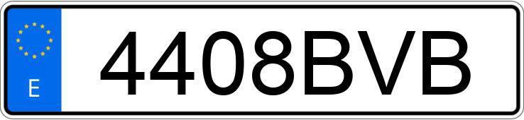 Il numero di registrazione 4408BVB ha NISSAN INTERSTAR