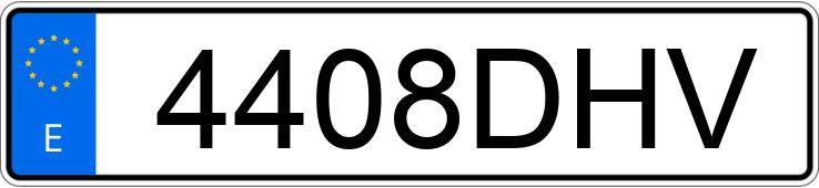 Numer rejestracyjny 4408DHV posiada RENAULT CLIO