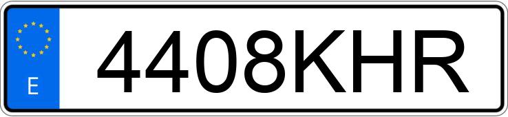 Numer rejestracyjny 4408KHR posiada RENAULT CLIO Numer rejestracyjny 4408KHR posiada RENAULT CLIO