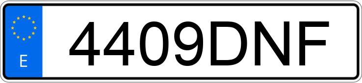 Numer rejestracyjny 4409DNF posiada SKODA FABIA Numer rejestracyjny 4409DNF posiada SKODA FABIA