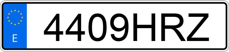 Numer rejestracyjny 4409HRZ posiada CITROEN JUMPY