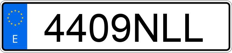 Il numero di registrazione 4409NLL ha VOLKSWAGEN POLO
