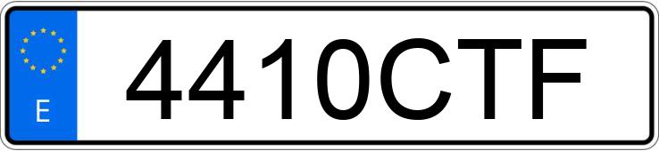 Numer rejestracyjny 4410CTF posiada RENAULT CLIO Numer rejestracyjny 4410CTF posiada RENAULT CLIO