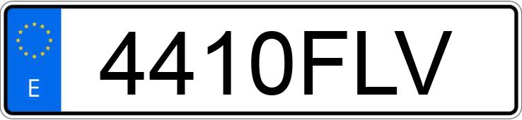 Numer rejestracyjny 4410FLV posiada BMW SERIE 3