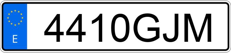 Numer rejestracyjny 4410GJM posiada SUZUKI SWIFT