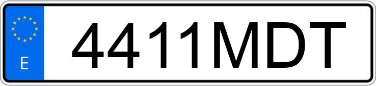 Numer rejestracyjny 4411MDT posiada TESLA MODEL Y Numer rejestracyjny 4411MDT posiada TESLA MODEL Y