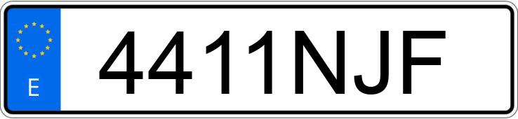 Numer rejestracyjny 4411NJF posiada VOLKSWAGEN PASSAT