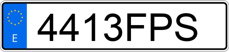 Numer rejestracyjny 4413FPS posiada PEUGEOT 207 CC