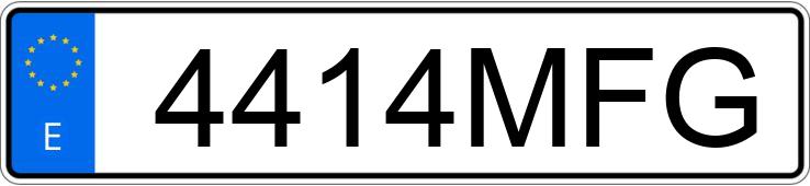 Numer rejestracyjny 4414MFG posiada OPEL CORSA