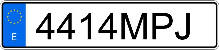 Numer rejestracyjny 4414MPJ posiada JAGUAR F TYPE