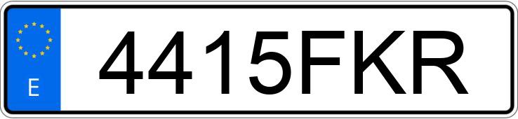 Numer rejestracyjny 4415FKR posiada ALFA ROMEO 159 Numer rejestracyjny 4415FKR posiada ALFA ROMEO 159