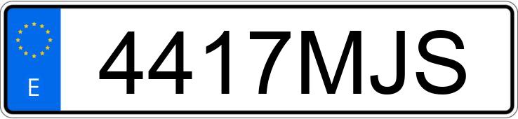 Numer rejestracyjny 4417MJS posiada VOLKSWAGEN PASSAT Numer rejestracyjny 4417MJS posiada VOLKSWAGEN PASSAT