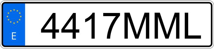 Numer rejestracyjny 4417MML posiada HYUNDAI TUCSON