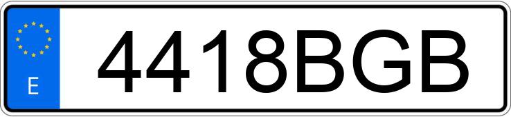 Numer rejestracyjny 4418BGB posiada SEAT ALHAMBRA STELLA 2.0 Numer rejestracyjny 4418BGB posiada SEAT ALHAMBRA STELLA 2.0