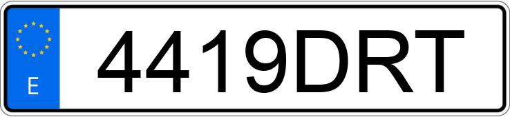 Numer rejestracyjny 4419DRT posiada MINI MINI Numer rejestracyjny 4419DRT posiada MINI MINI