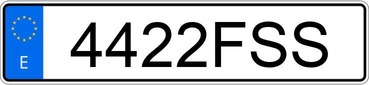 Numer rejestracyjny 4422FSS posiada NISSAN X-TRAIL