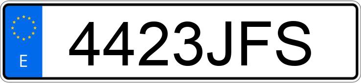 Numer rejestracyjny 4423JFS posiada DACIA LOGAN Numer rejestracyjny 4423JFS posiada DACIA LOGAN