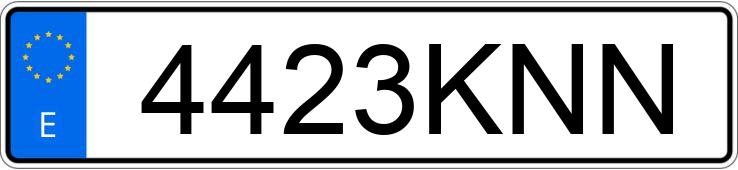 Registreringsnumret 4423KNN har VOLKSWAGEN POLO