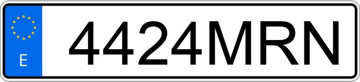 Numer rejestracyjny 4424MRN posiada RENAULT TRAFIC Numer rejestracyjny 4424MRN posiada RENAULT TRAFIC