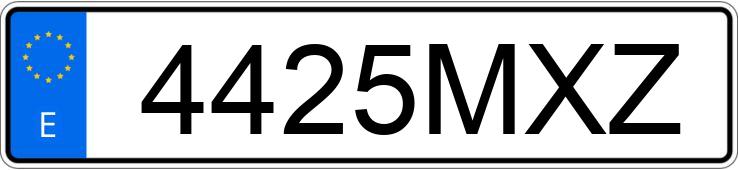 Numer rejestracyjny 4425MXZ posiada VOLKSWAGEN AMAROK