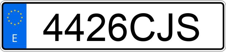 Numer rejestracyjny 4426CJS posiada CHEVROLET-GM CORVETTE