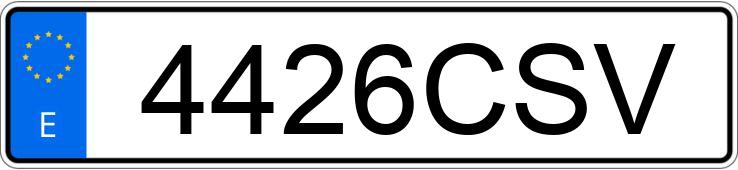 Numer rejestracyjny 4426CSV posiada MERCEDES A (168-169)