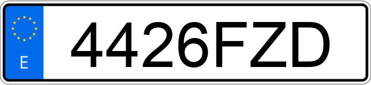 Numer rejestracyjny 4426FZD posiada OPEL CORSA