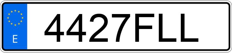 Numer rejestracyjny 4427FLL posiada VOLKSWAGEN PASSAT