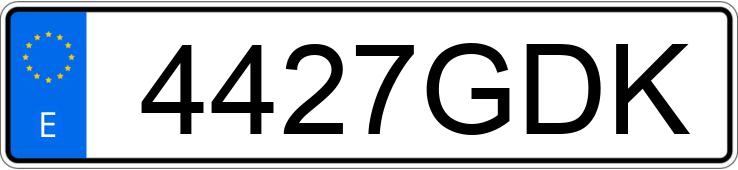 Numer rejestracyjny 4427GDK posiada SKODA OCTAVIA ACTIVE 1.9 TDI Numer rejestracyjny 4427GDK posiada SKODA OCTAVIA ACTIVE 1.9 TDI