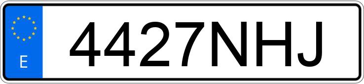 Numer rejestracyjny 4427NHJ posiada RENAULT CLIO Numer rejestracyjny 4427NHJ posiada RENAULT CLIO