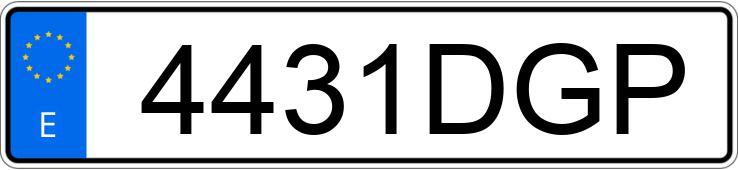 Numer rejestracyjny 4431DGP posiada PEUGEOT 307 Numer rejestracyjny 4431DGP posiada PEUGEOT 307