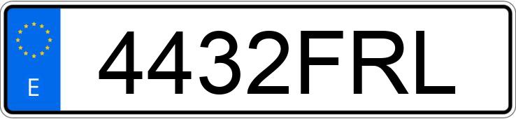 Il numero di registrazione 4432FRL ha PEUGEOT 407