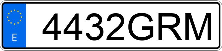 Numer rejestracyjny 4432GRM posiada IVECO DAILY Numer rejestracyjny 4432GRM posiada IVECO DAILY