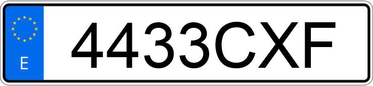 Numer rejestracyjny 4433CXF posiada AUDI A4 Numer rejestracyjny 4433CXF posiada AUDI A4