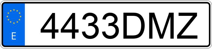 Numer rejestracyjny 4433DMZ posiada AUDI A3 Numer rejestracyjny 4433DMZ posiada AUDI A3